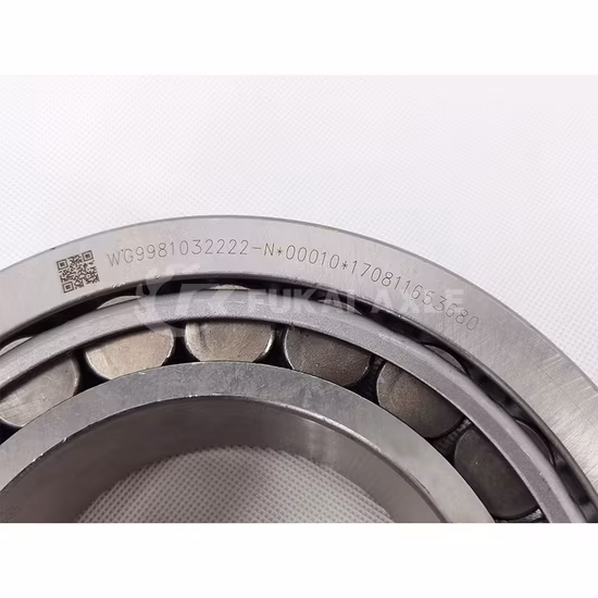 HOWO Truck Rear Axle Bearing 32222 Truck Wheel Hub Tapered Roller Bearing for Truck Rear Wheel Sinotruk HOWO Truck Spare Parts Rear Wheel Hub Roller Bearing